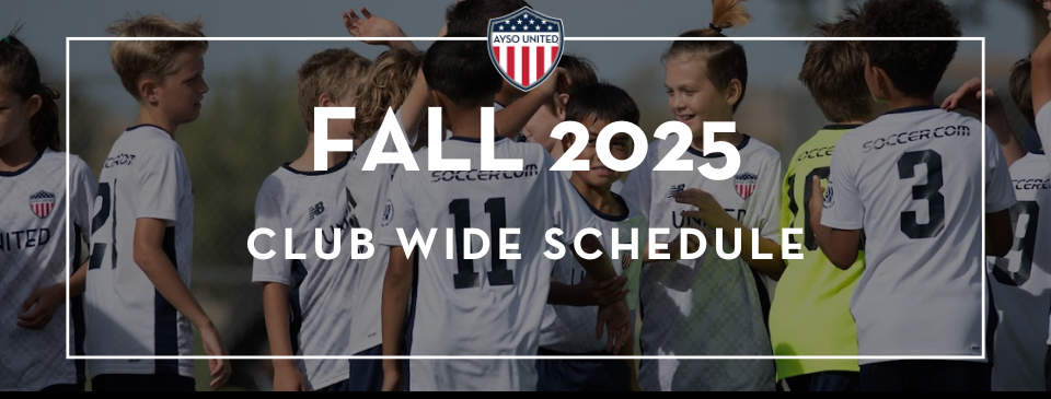 Fall Schedules